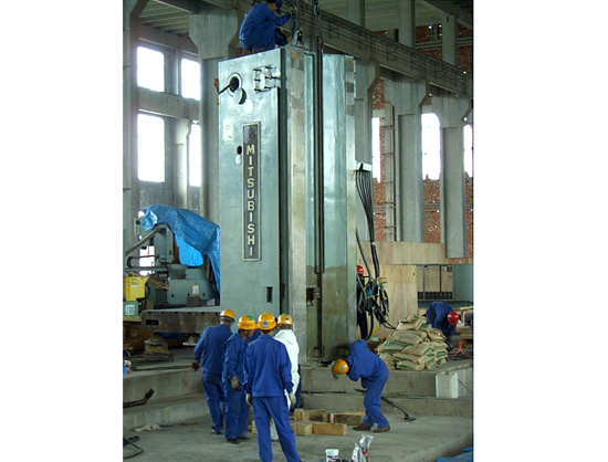 Five - sided processing machine installation